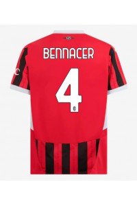 AC Milan Ismael Bennacer #4 Voetbaltruitje Thuis tenue 2024-25 Korte Mouw